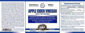 Hi-Tech Pharmaceuticals Hi Tech Pharmaceuticals Apple Cider Vinegar 90 Vege Capsules 