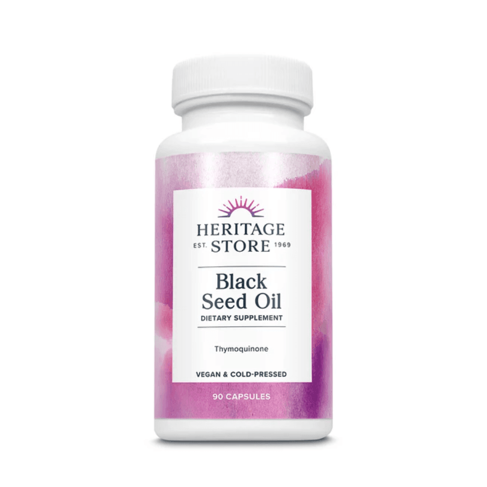  Heritage Store Black Seed Oil 90 capsules 