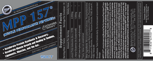 Hi-Tech Pharmaceuticals MPP 157 150ct complete label with the supplement facts, other ingredients, directions, and product info listed.