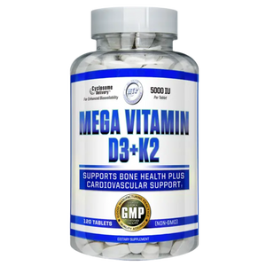 Hi-Tech Pharmaceuticals Mega Vitamin D3+K2 120 Tablets