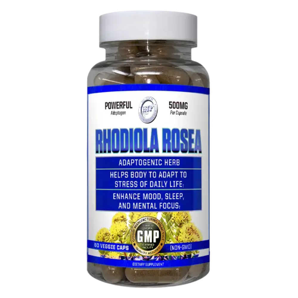 Hi-Tech Pharmaceuticals Rhodiola Rosea 60 Capsules on a white background