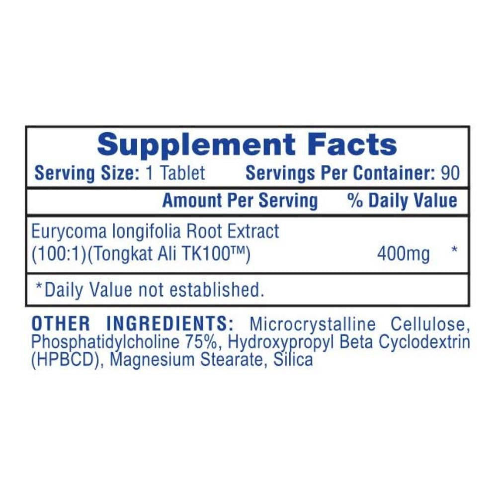 Hi-Tech Pharmaceuticals Hi Tech Pharmaceuticals Tongkat Ali 100:1 90 Tablets 