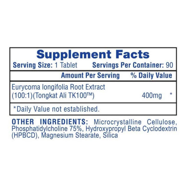 Hi-Tech Pharmaceuticals Hi Tech Pharmaceuticals Tongkat Ali 100:1 90 Tablets 