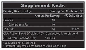  Hi-Tech Pharmaceuticals CLA 1000 90 Soft Gels 