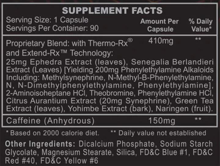  Hi-Tech Pharmaceuticals Black Widow 90 Tablets 