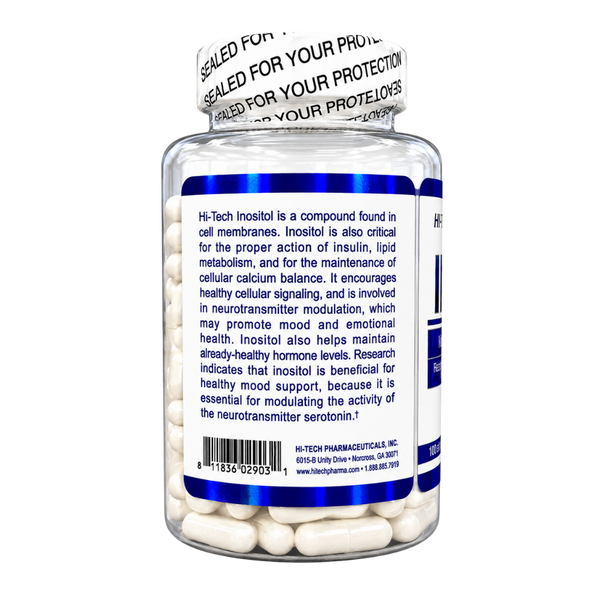 Hi-Tech Pharmaceuticals Inositol 100 Capsules