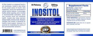 Hi-Tech Pharmaceuticals Inositol 100 Capsules