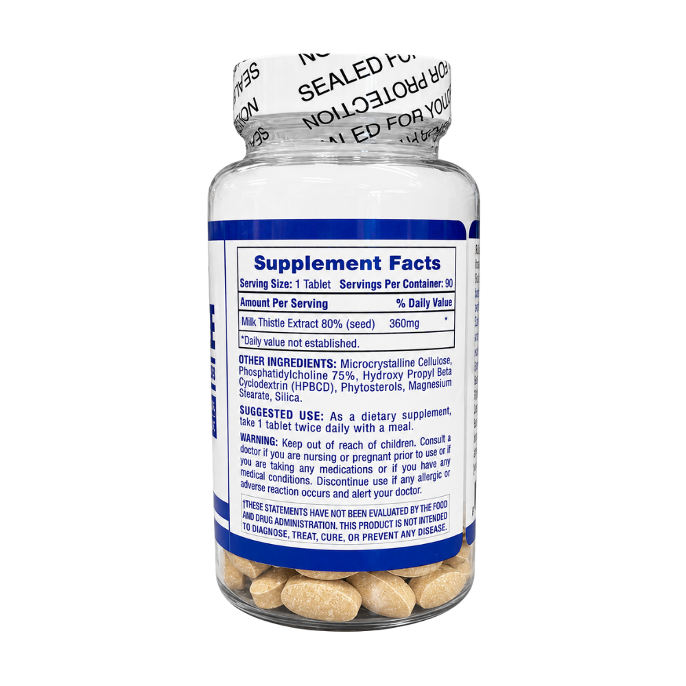  Hi-Tech Pharmaceuticals Milk Thistle 90 Tablets 
