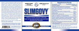 Hi-Tech Pharmaceuticals Slimgovy Supplement Facts and Label