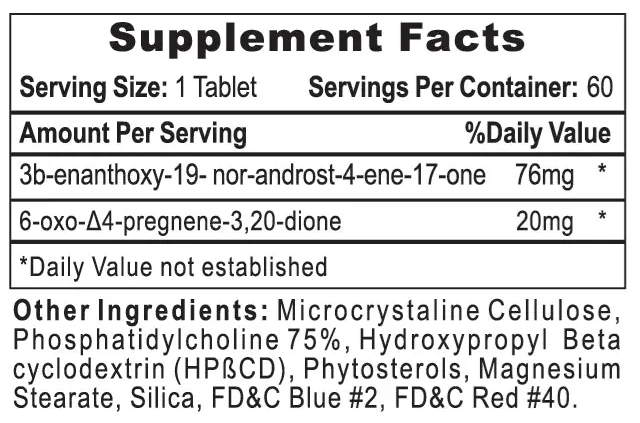  Hi-Tech Pharmaceuticals Trenabol 60 Count 