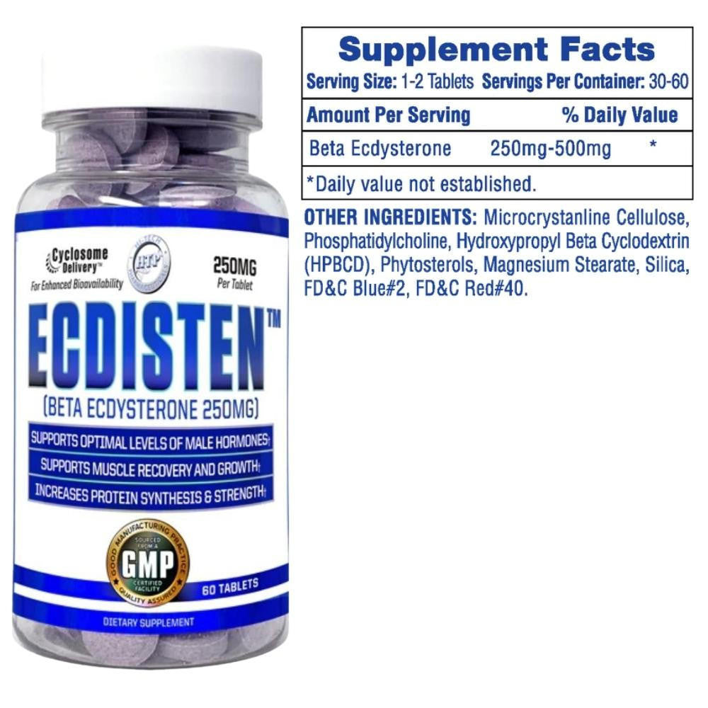 Hi-Tech Pharmaceuticals Hi Tech Pharmaceuticals Ecdisten 60 Tablets 