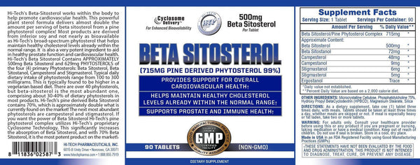 Hi-Tech Pharmaceuticals Hi Tech Pharmaceuticals Beta Sitosterol 90 Tablets 