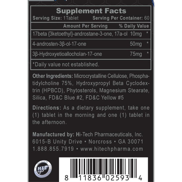 Hi-Tech Pharmaceuticals Hi Tech Pharmaceuticals Halotestin 60 Count 