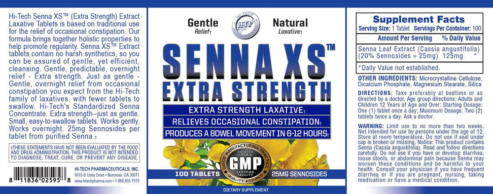  Hi-Tech Pharmaceuticals Senna XS 