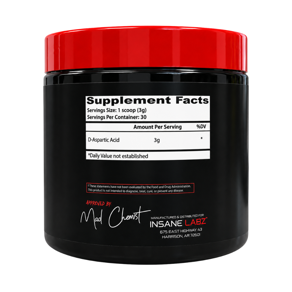 Insane Labz D-Aspartic Acid 30 Servings