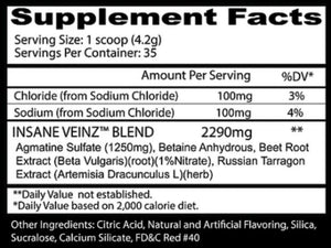 Insane Labz Insane Veinz 35 Servings