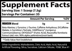 Insane Labz Manson 35 Servings