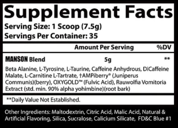 Insane Labz Manson 35 Servings