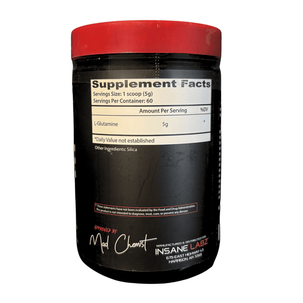  Insane Labz Insane Glutamine 40 Servings 
