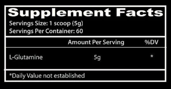  Insane Labz Insane Glutamine 40 Servings 