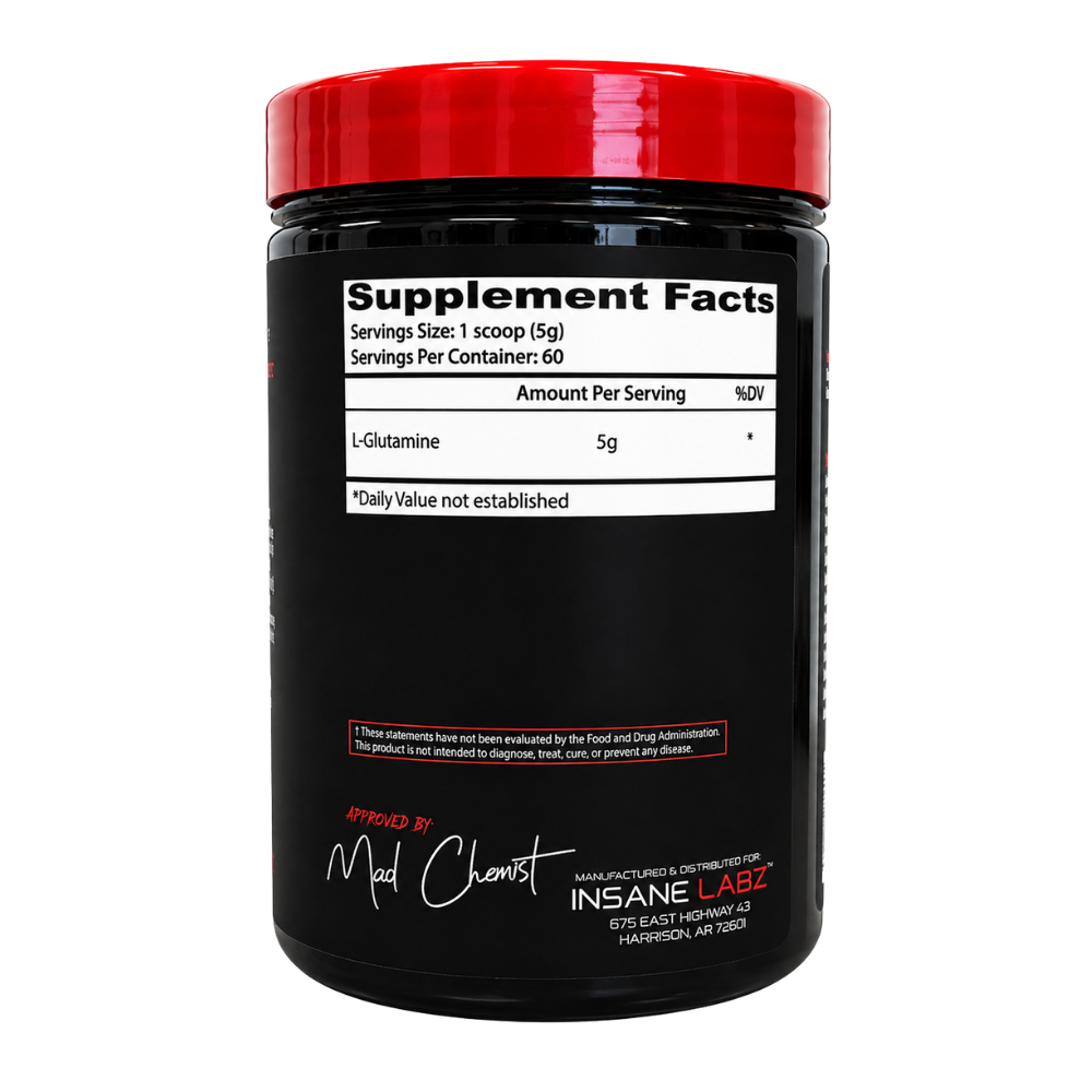  Insane Labz Insane Glutamine 40 Servings