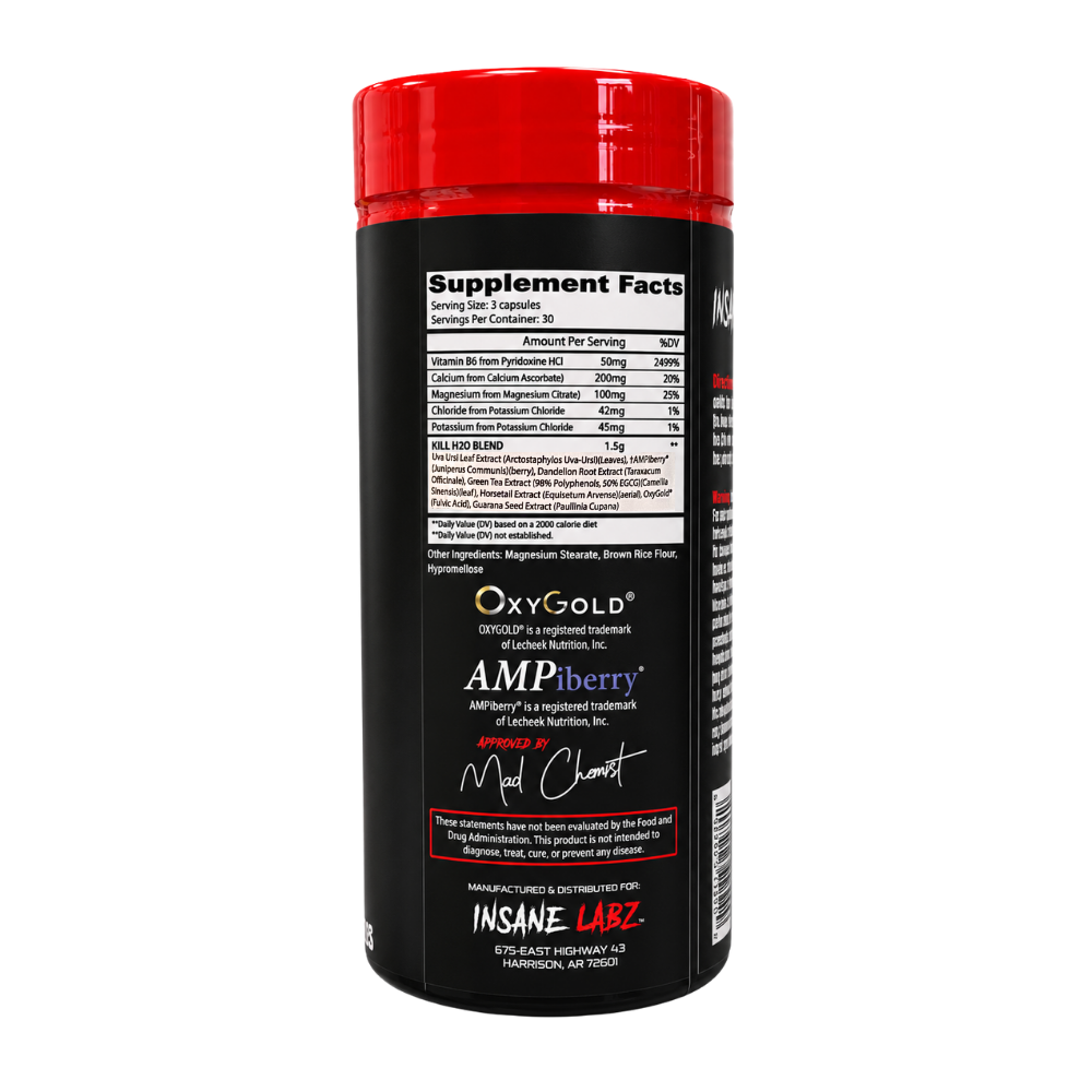  Insane Labz Insane Kill H20 60 Capsules 