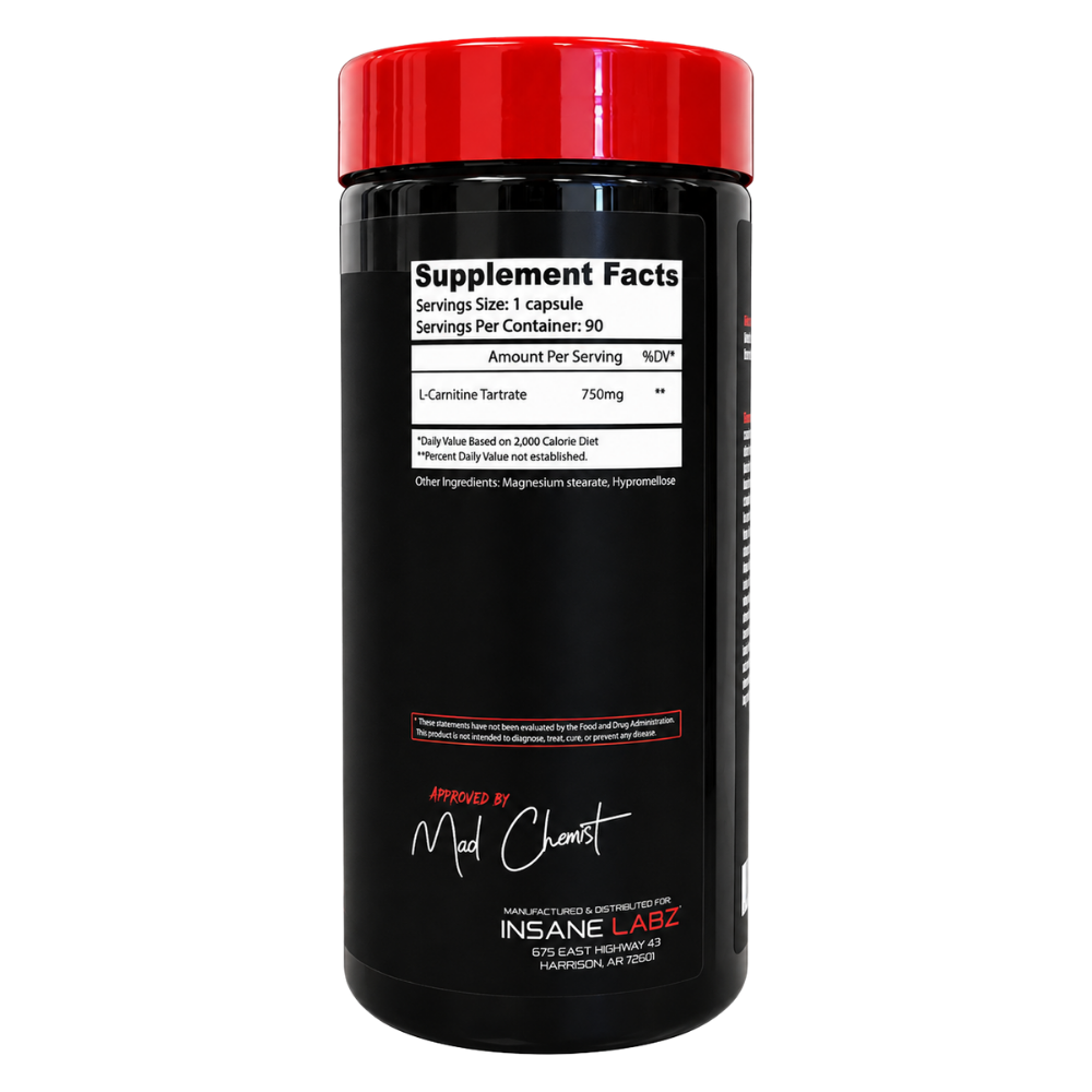  Insane Labz L-Carnitine 90 Capsules 