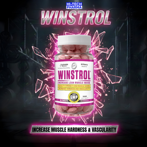 Winstrol lifestyle image with the words "Increase Muscle Hardness and Vascularity" written at the bottom
