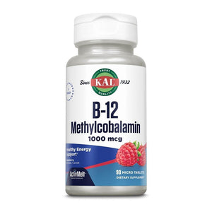 Kal KAL B12 Methylcobalamin 1000mcg 90 micro tablets 