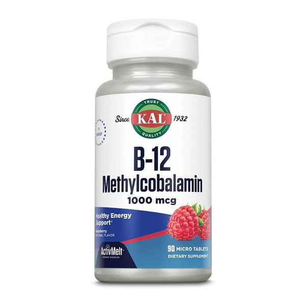 Kal KAL B12 Methylcobalamin 1000mcg 90 micro tablets 