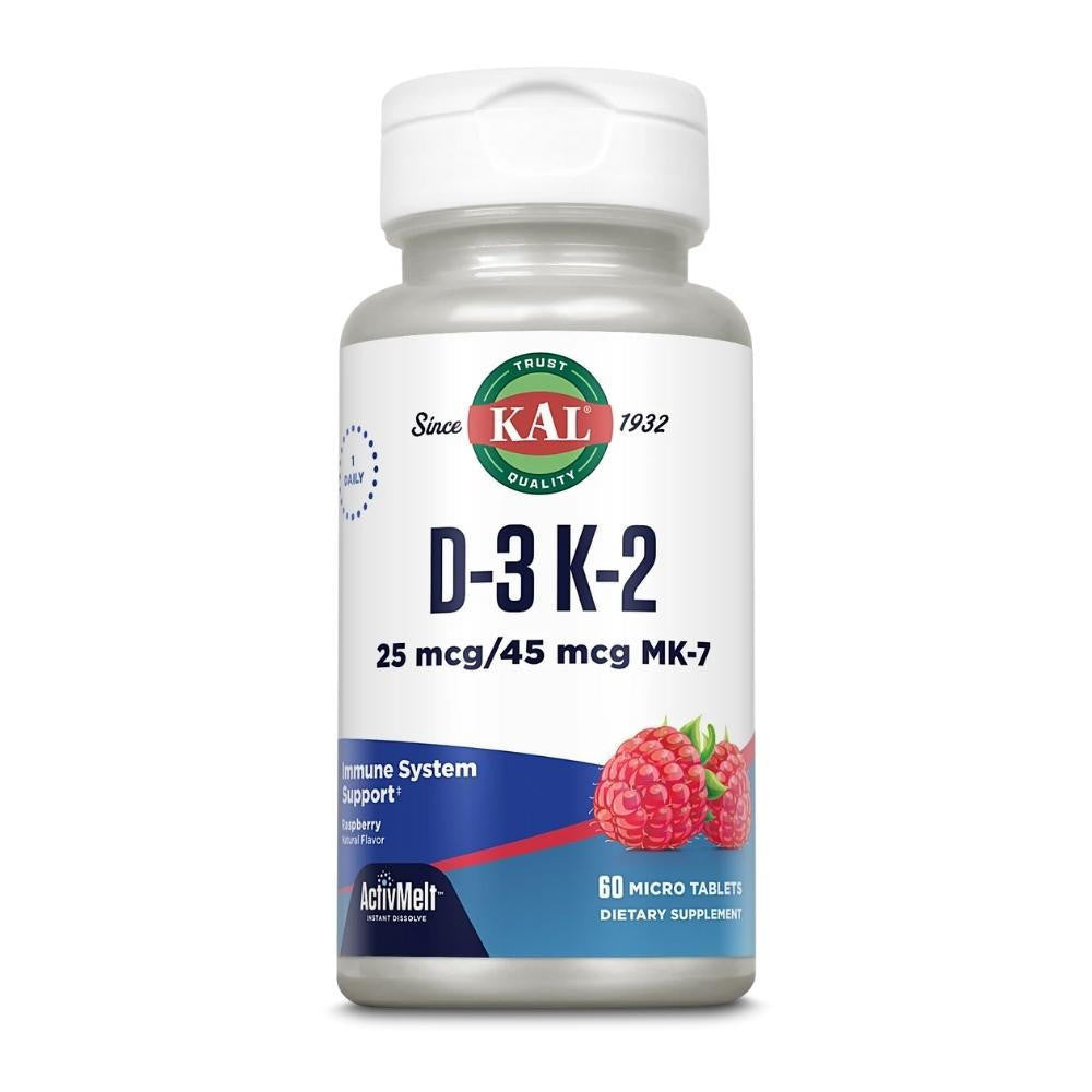 Kal KAL D3 K2 60 micro tablets 