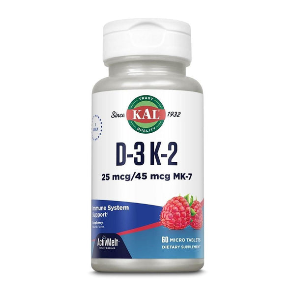 Kal KAL D3 K2 60 micro tablets 
