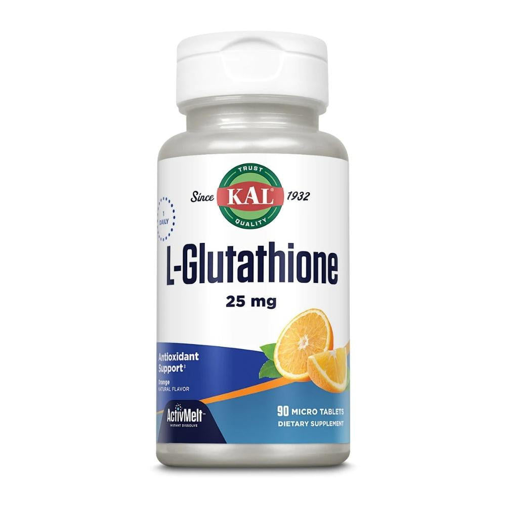 Kal KAL L-GLUTATHIONE 25mg 90 Micro Tablets 