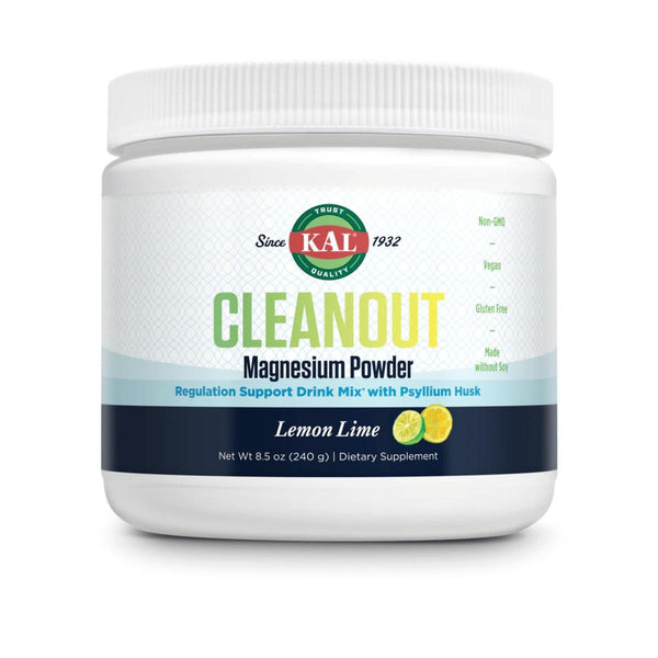 Kal KAL Cleanout Magnesium Powder Lemon Lime 40 Servings 
