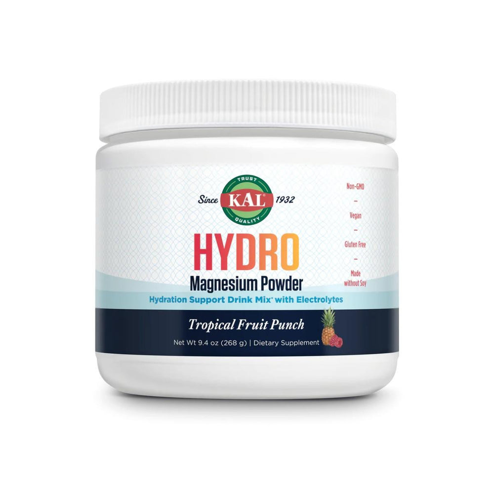 Kal KAL Hydro Magnesium Powder Tropical Fruit Punch 51 Servings 