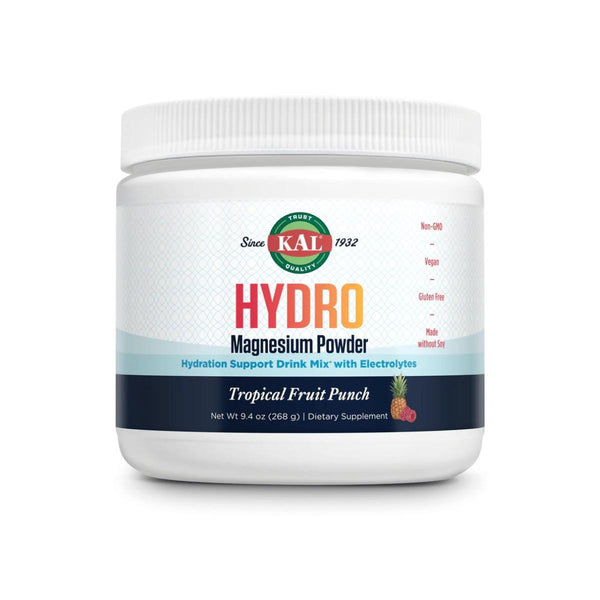 Kal KAL Hydro Magnesium Powder Tropical Fruit Punch 51 Servings 