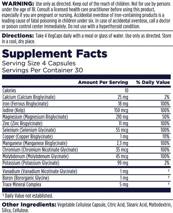 Kal KAL Total Mineral+ 120 Capsules 
