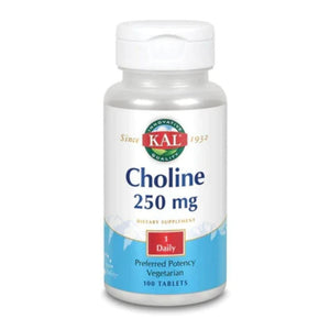  Kal Choline 250mg 100 Tablets 
