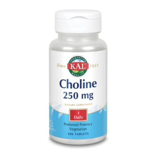  Kal Choline 250mg 100 Tablets 