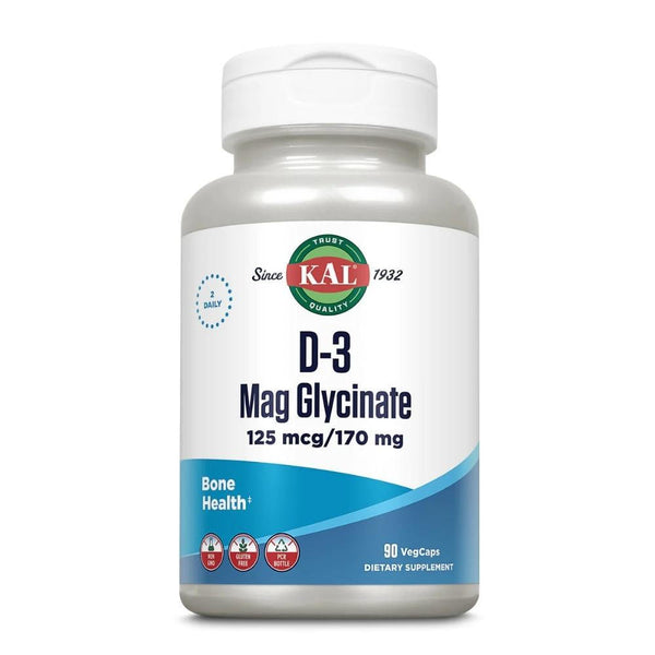 Kal KAL D3 MAG GLYCINATE 90 Veggie Capsules 