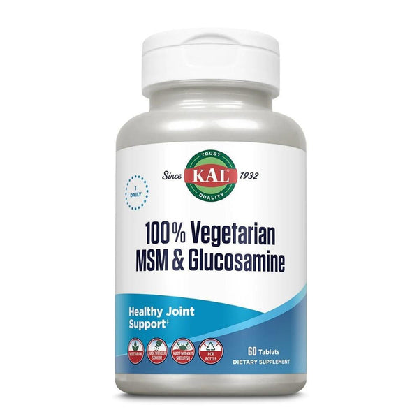  Kal MSM & Glucosamine 100% Vegetarian 60 Count 