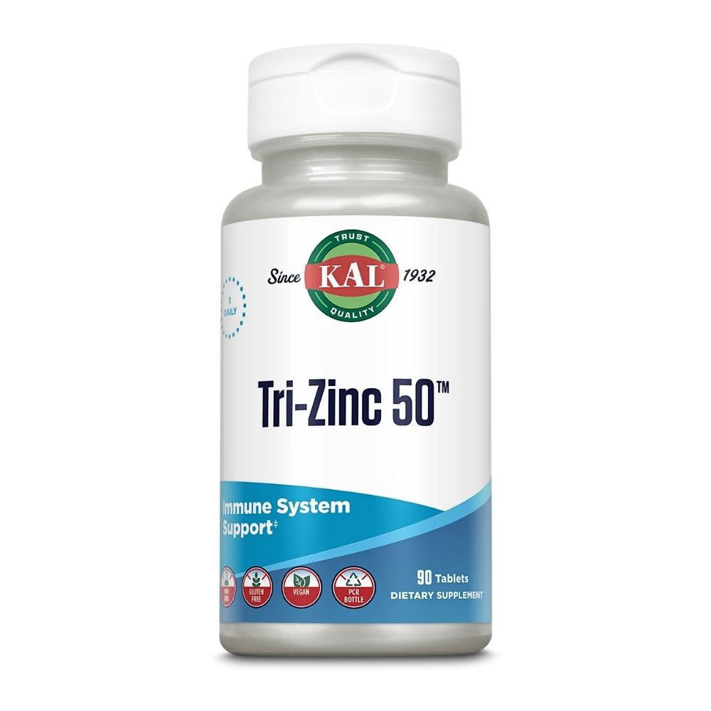 Kal KAL Tri-Zinc 50 90 Tablets 