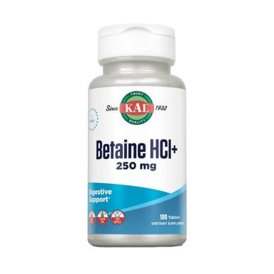  Kal Betaine HCL+ 250mg 100 Tablets | Digestive Aid 