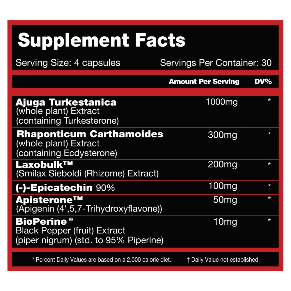 Killer Labz Mass Monster 120 Capsules bottle on a white background with red capsules surrounding it.