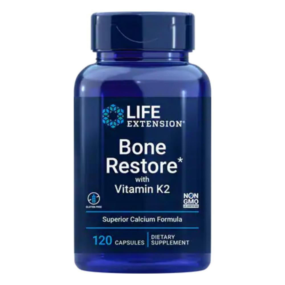  Life Extension Bone Restore w/ Vitamin K2 120 Capsules 