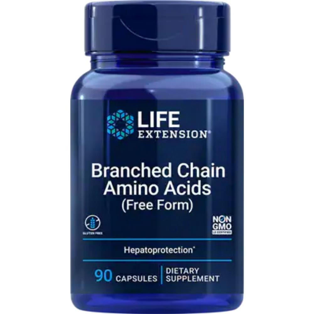  Life Extension Branched Chain Amino Acids 90 Capsules-1682937122 