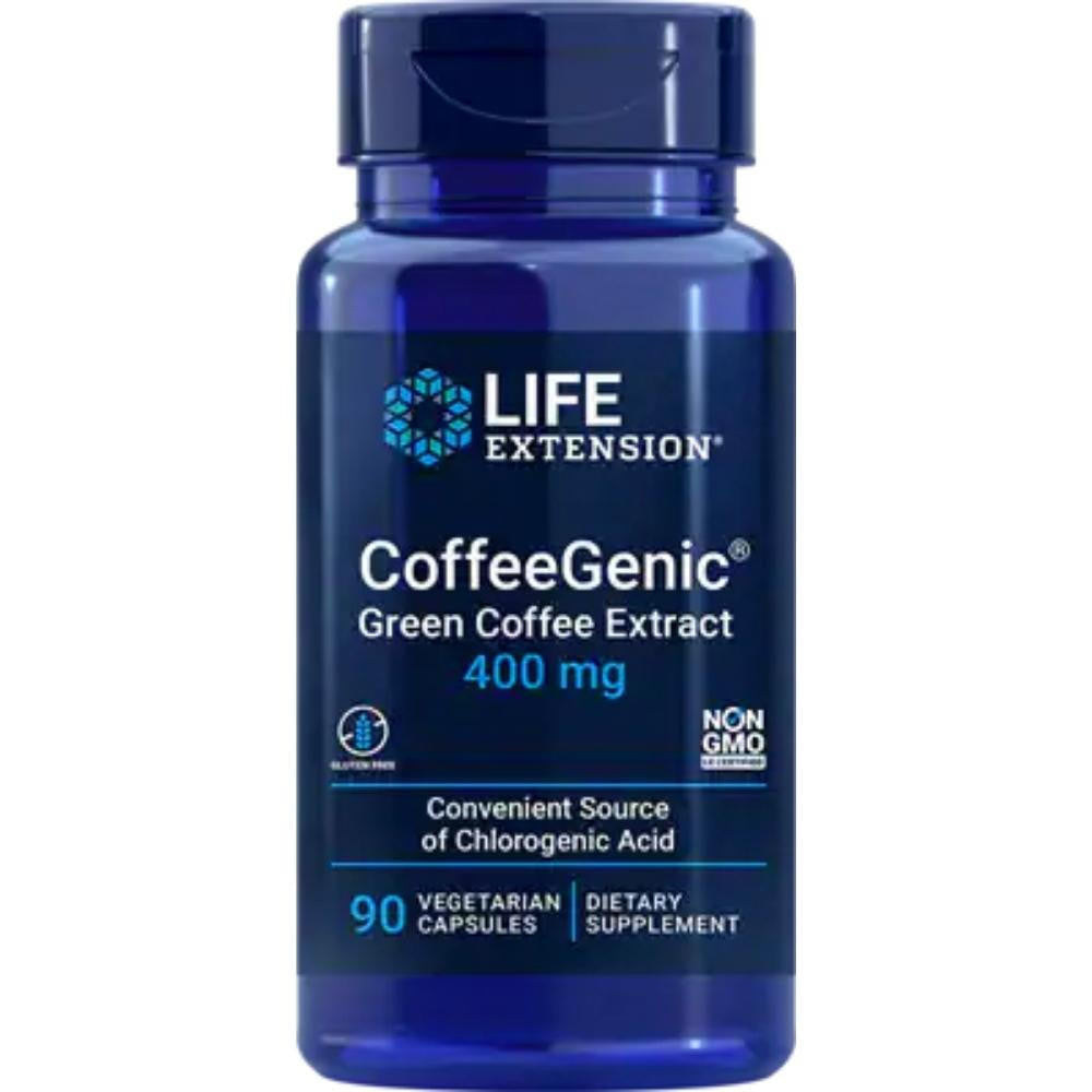  Life Extension CoffeeGenic Green Coffee Extract 400mg 90ct with GCA 