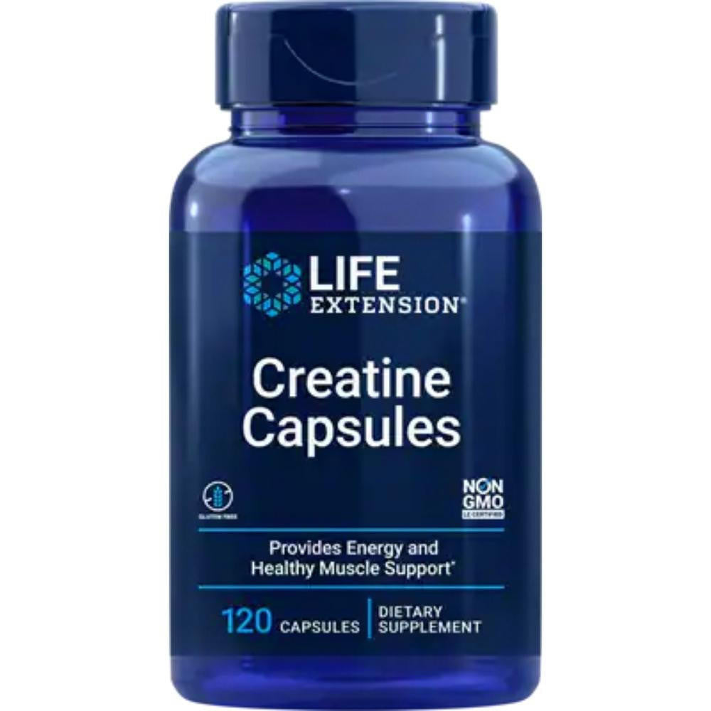  Life Extension Creatine Capsules 120 Vege Capsules 