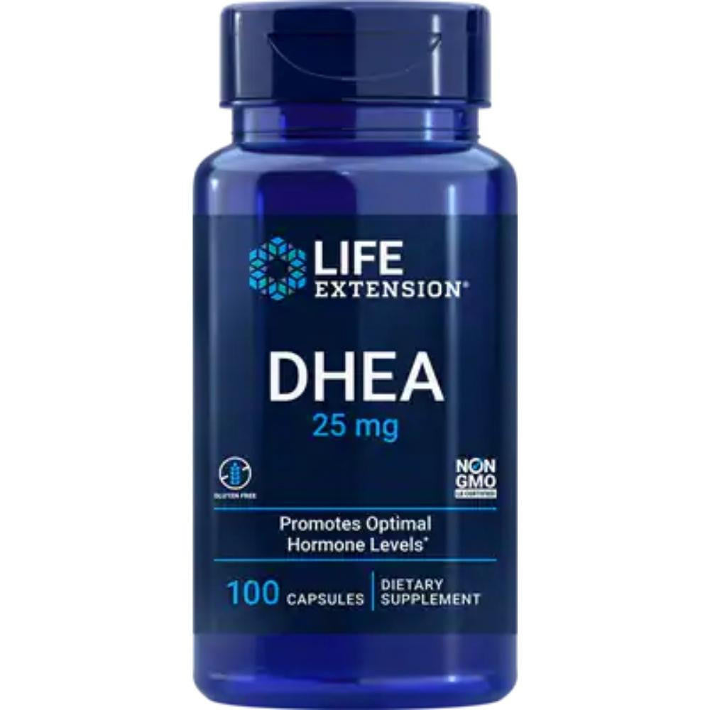  Life Extension DHEA (Dehydroepiandrosterone) 25mg 100 Capsules 