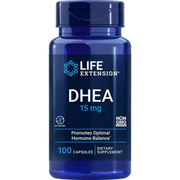  Life Extension DHEA (Dehydroepiandrosterone) 15mg 100 Capsules 